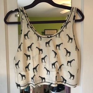 Giraffe tank top